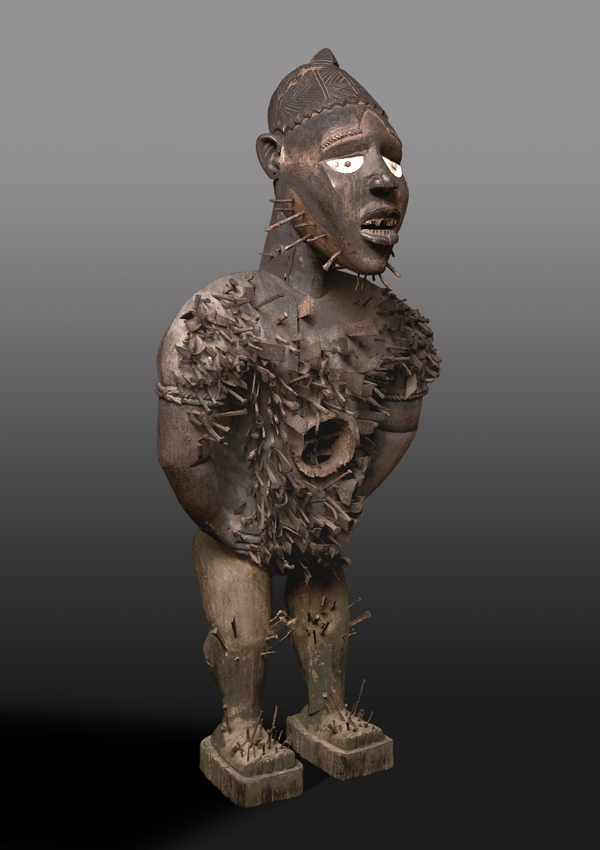 Kongo Power Figure Nkisi N'Kondi from the Democratic Republic of